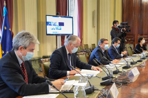 En la reunión del Comité Asesor Agrario, con Asaja, COAG y UPA