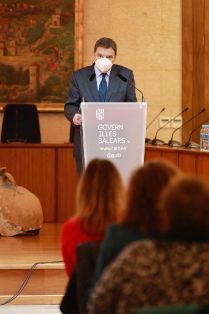 En la presentación de la reserva marina balear de Dragonera (Mallorca)