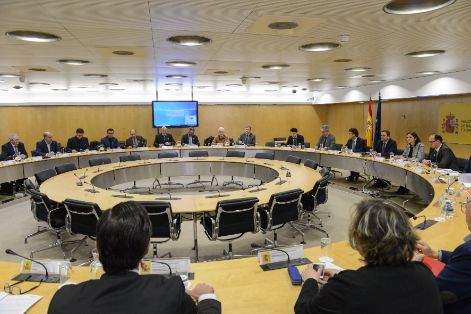 Hoy, en una reunión en Madrid con organizaciones del ámbito agroalimentario