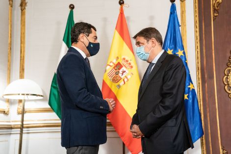 El ministro se ha reunido con el presidente de la Junta de Andalucía