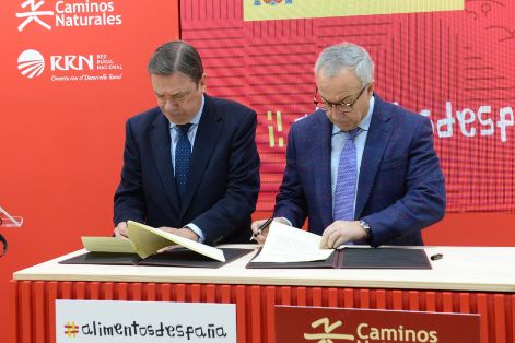 HOY, EN LA FIRMA DE UN PROTOCOLO GENERAL DE ACTUACIÓN ENTRE EL MINISTERIO DE AGRICULTURA, PESCA Y ALIMENTACIÓN Y EL COMITÉ OLÍMPICO ESPAÑOL 