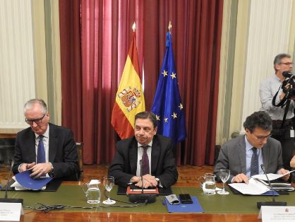 Hoy, durante la reunión constitutiva de la Mesa de Diálogo Agrario  