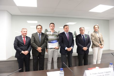 Hoy, en la entrega del VI Premio Nacional Jóvenes Agricultores 