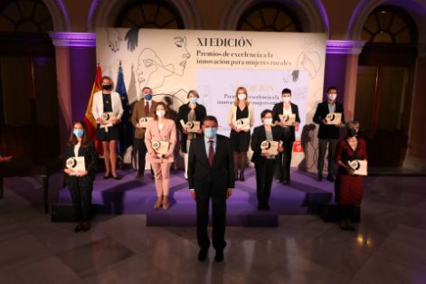 HOY, EN LA ENTREGA DE LA XI EDICIÓN DE LOS PREMIOS DE EXCELENCIA A LA INNOVACIÓN PARA MUJERES RURALES 