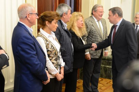 Hoy, en una reunión con el sector productor de frutas y hortalizas