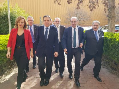 Luis Planas ha visitado hoy la Feria Internacional de Maquinaria Agrícola, FIMA 2020, en Zaragoza 