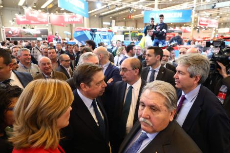Luis Planas ha visitado hoy la Feria Internacional de Maquinaria Agrícola, FIMA 2020, en Zaragoza 