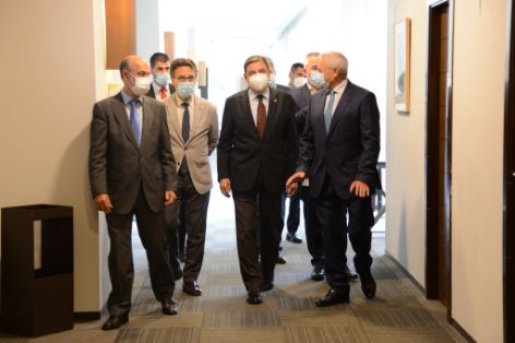 Hoy, en la clausura de la Asamblea General de Cooperativas Agroalimentarias de España (CAE)