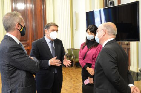 Hoy, en la sede del ministerio