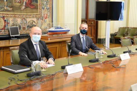 Hoy, en la sede del ministerio