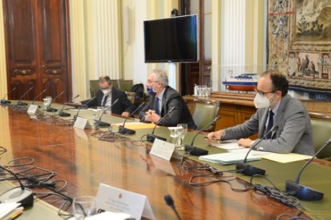 Hoy, en la sede del Ministerio 