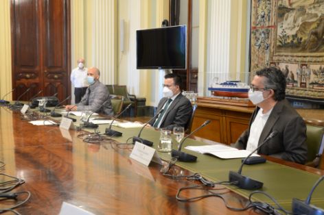 Hoy, en la sede del Ministerio 