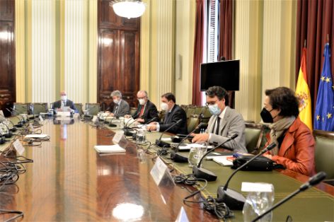 Hoy, en la sede del Ministerio 