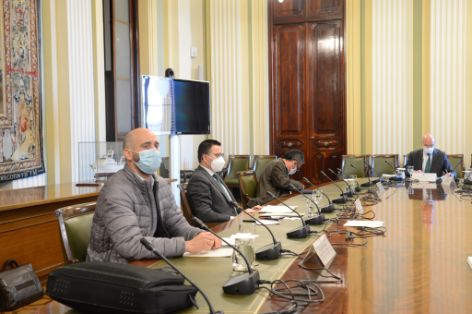 Hoy, en la sede del Ministerio 