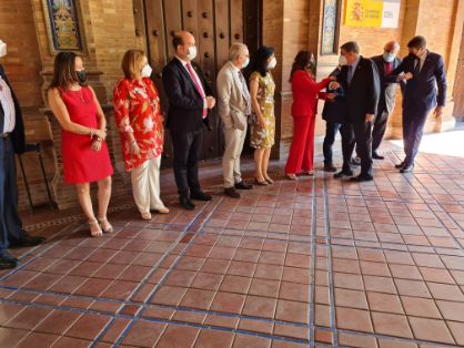 Firma de convenios hoy en Sevilla