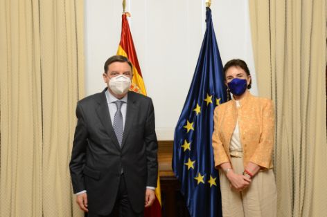 Hoy, en la sede del ministerio 