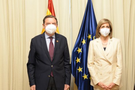 Hoy, en una reunión en Madrid