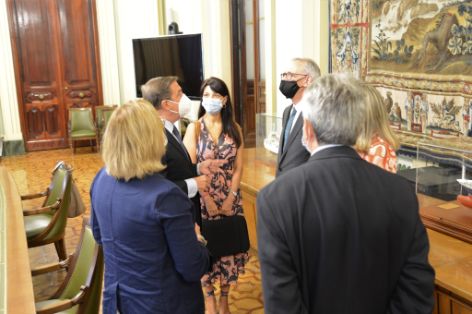 Hoy, en la sede del ministerio