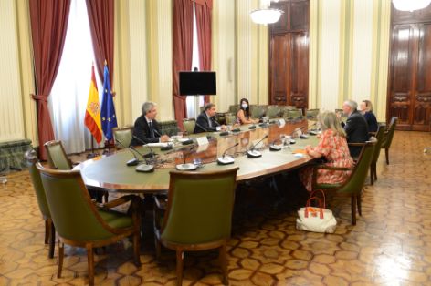 Hoy, en la sede del ministerio