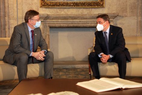 HOY, EN LA SEDE DE LA PRESIDENCIA DE LA GENERALITAT 	