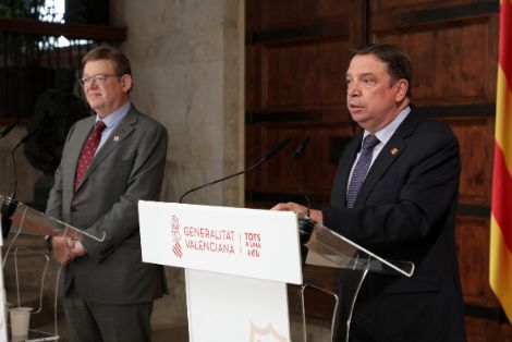 HOY, EN LA SEDE DE LA PRESIDENCIA DE LA GENERALITAT 	