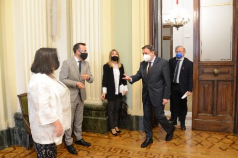 Hoy, en la sede del ministerio