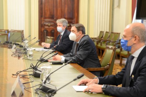 Hoy, en la sede del ministerio