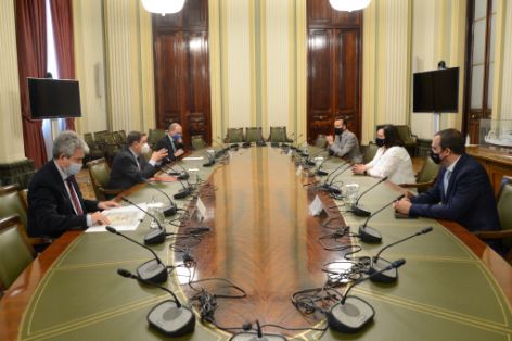 Hoy, en la sede del ministerio