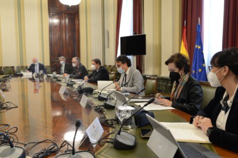 Hoy, en la sede del Ministerio 