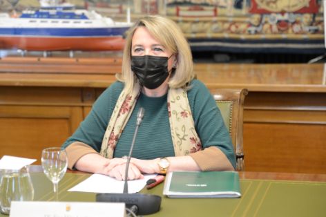 Hoy, en la sede del Ministerio 