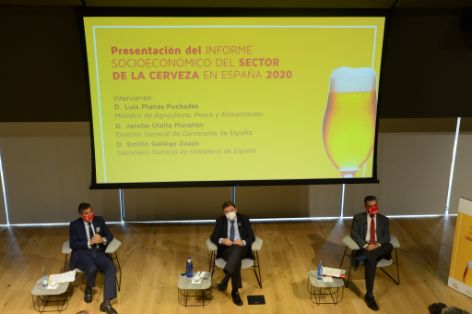 EN LA PRESENTACIÓN DEL INFORME SOCIOECONÓMICO DEL SECTOR DE LA CERVEZA EN ESPAÑA