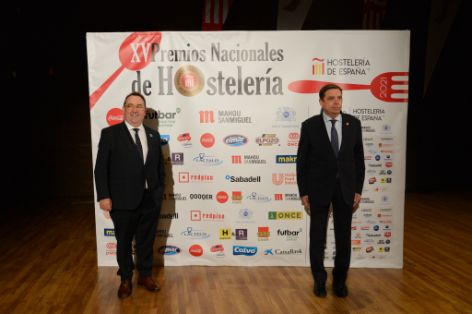Hoy, en la entrega de los XV Premios Nacionales de Hostelería  