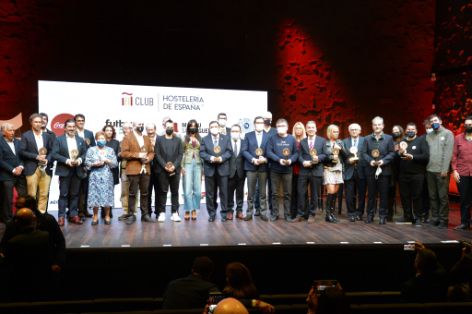 Hoy, en la entrega de los XV Premios Nacionales de Hostelería  