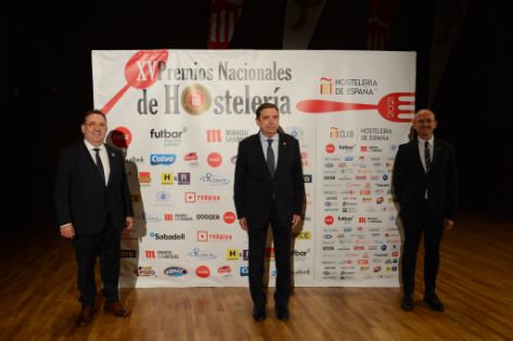 Hoy, en la entrega de los XV Premios Nacionales de Hostelería  