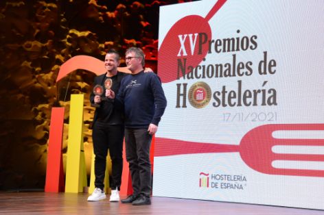 Hoy, en la entrega de los XV Premios Nacionales de Hostelería  