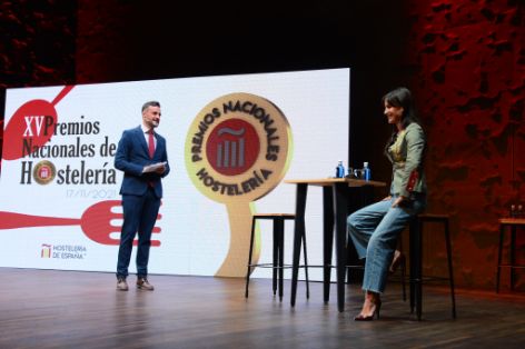 Hoy, en la entrega de los XV Premios Nacionales de Hostelería  