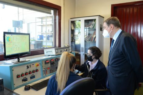 HOY, EN SU VISITA A LA ESTACIÓN MECÁNICA AGRÍCOLA (EMA)