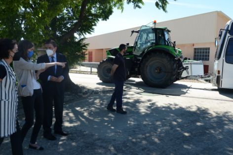 HOY, EN SU VISITA A LA ESTACIÓN MECÁNICA AGRÍCOLA (EMA)