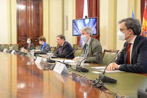 Hoy, en la sede del Ministerio 