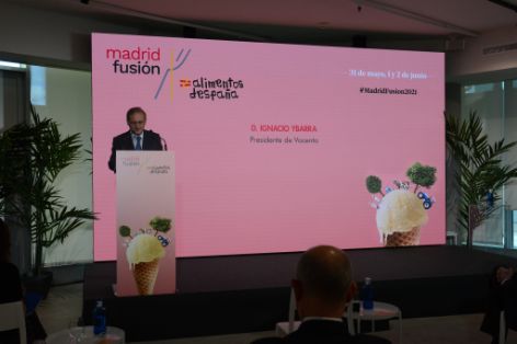 Hoy, en la presentación de ‘Madrid Fusión-Alimentos de España’ 