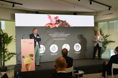 Hoy, en la presentación de ‘Madrid Fusión-Alimentos de España’ 