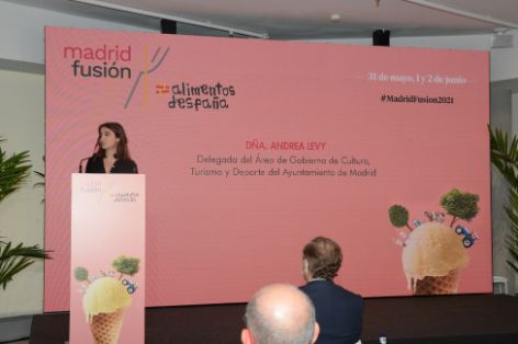 Hoy, en la presentación de ‘Madrid Fusión-Alimentos de España’ 