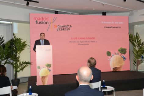 Hoy, en la presentación de ‘Madrid Fusión-Alimentos de España’ 