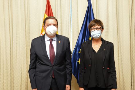 Hoy, en una reunión celebrada en el ministerio 