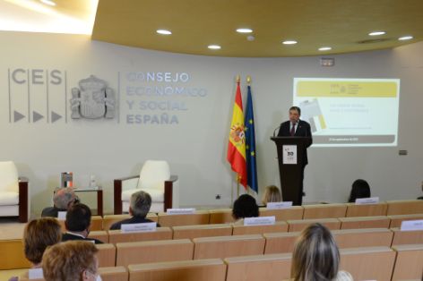 EN LA PRESENTACIÓN DEL INFORME “UN MEDIO RURAL VIVO Y SOSTENIBLE”, DEL CES