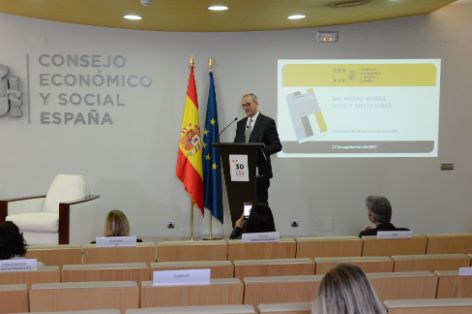EN LA PRESENTACIÓN DEL INFORME “UN MEDIO RURAL VIVO Y SOSTENIBLE”, DEL CES