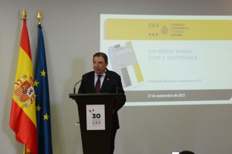 EN LA PRESENTACIÓN DEL INFORME “UN MEDIO RURAL VIVO Y SOSTENIBLE”, DEL CES
