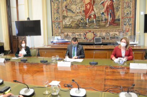 Hoy, en la sede del Ministerio