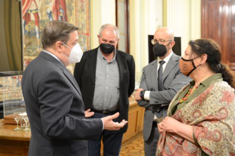 Hoy, en la sede del Ministerio 