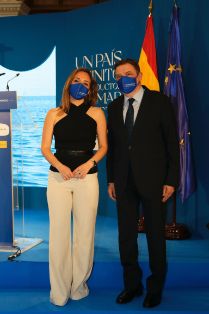 En la presentación de la campaña “Un país infinito en productos del mar y recetas” que ha tenido lugar en la sede ministerial
